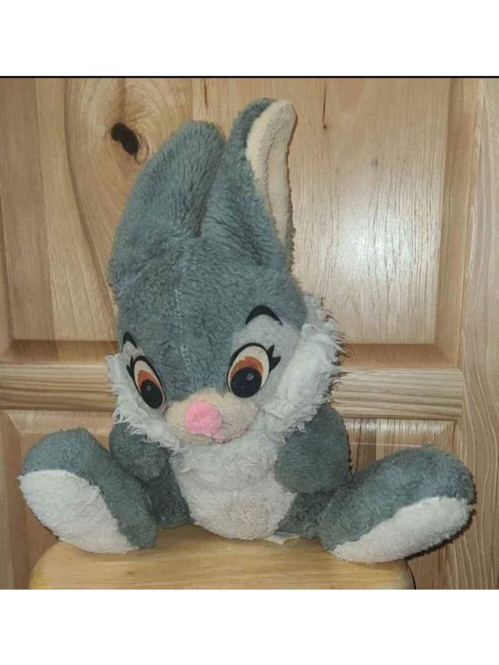 Vintage Disney Productions Thumper Plush Bambi Stuffed Toy 1970s ? 13” C7 🌻💙